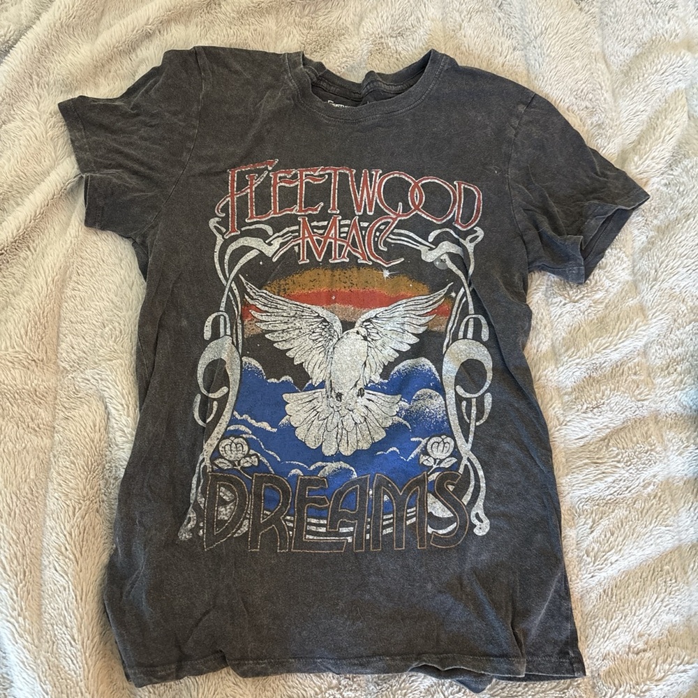 Black Short Sleeve Tee with Graphic Design